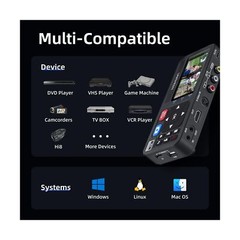 Universal VHS to Digital Converter – Capture and Convert Analog Video from VC…