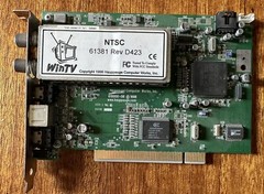 WinTV TV Tuner NTSC 61381 Rev D423 Works