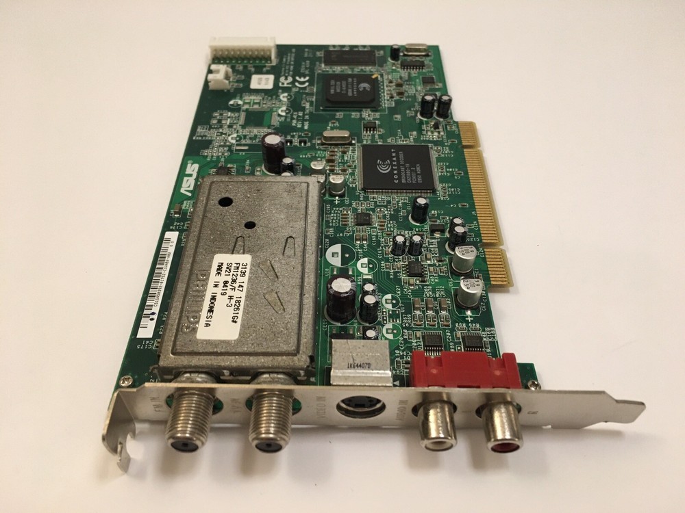 ASUS FALCON2 (NTSC) TV Tuner Card – FM1236/F H-3 | [COAXIAL, RCA, S-VIDEO PORTS]