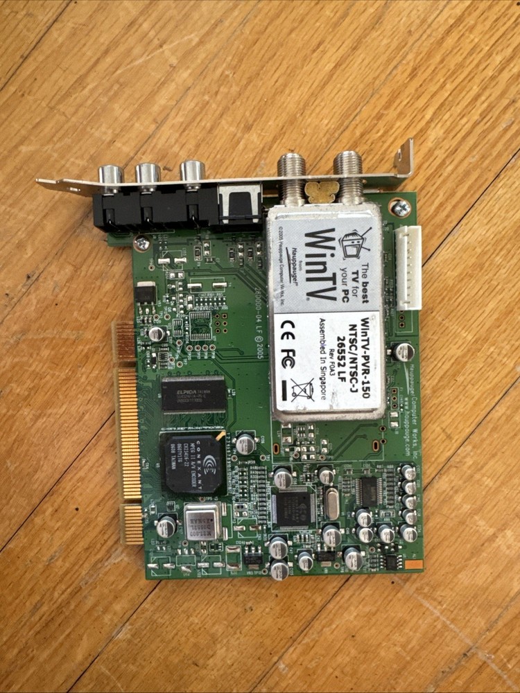 Hauppauge WinTV-PVR-150 PCI TV Tuner Card – Analog Capture Geek Out!