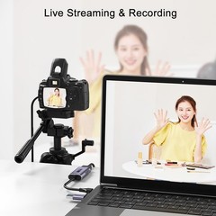 Video Capture Card 4K HDMI to USB-A/USB-C Capture Card Full HD 1080P 60FPS US…