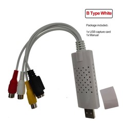 VHS to Digital Converter USB 2.0 Video Converter Audio Capture Card for VHS Box