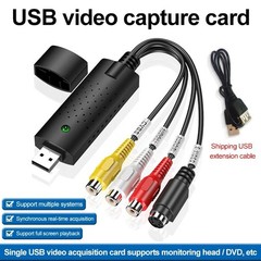 USB 2.0 Audio Video VHS VCR TV to DVD Converter Capture Card Device Adapter US