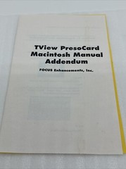 Focus Enhancements TView PresoCard PC To TV Video Conversion 444-1700, 640×480