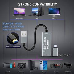 Ultra-Low Latency HDMI to USB Capture Card – Perfect for Streaming & Teaching