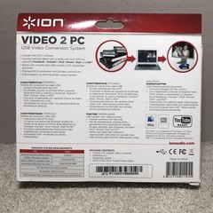 ION Video 2 PC VHS VCR to Computer USB Video Conversion System Transfer Movies
