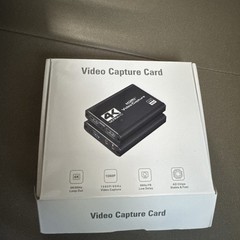 4K HDMI Capture Card for Streaming, Full HD 1080P 60FPS USB Cam Link Game Audio