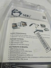 SIIG USB 2.0 Video Capture Device – Capture VHS and Record to DVD JU-AV0012-S1