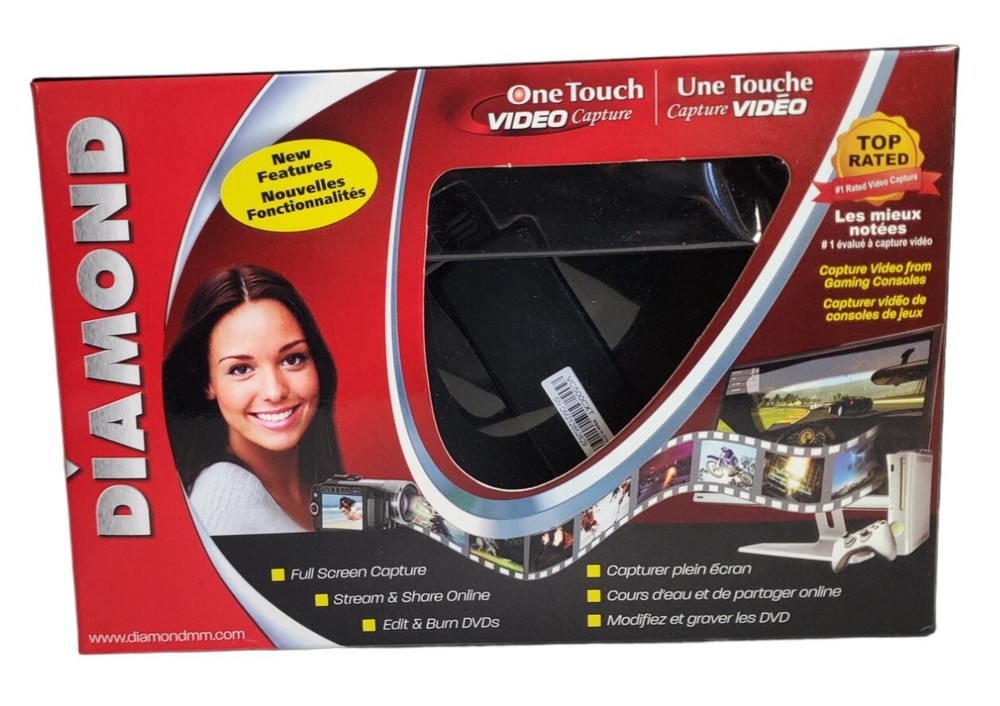Diamond Multimedia VC500 One Touch VHS to Digital File DVD Convertor with Ease