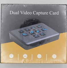 Dual Video Capture Card HDMI Live Stream Switcher, 4K 60HZ USB-C HDMI to USB 3.0