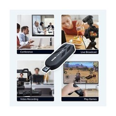 Cam Link 4K, External Camera Capture Card, 4K30/1080p120 for Streaming and Re…