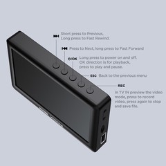HD Video Capture Box USB 2.0 Video to Digital Converter with 4.3″ Screen C7E4