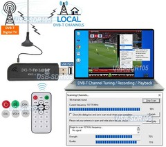 USB All-In-1 DVB-T TV FM DAB Radio Tuner SDR Receiver Europe Asia South America