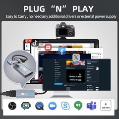 Ultra-Low Latency 1080P USB Capture Card – Live Broadcasting