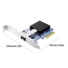 Servers Grade 10Gbps Fiber Networking Adapter Wide Compatibility for Systems