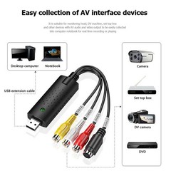 💫USB 2.0 Video Capture Card VCR VHS to Digital DVD Converter for Windows 10
