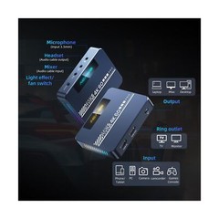 ACASIS 4K60fps Video Capture Card for Streaming and Gaming, VRR Support, Exte…