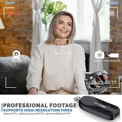 PyleUsa HDMI Capture Card – Camera Link 4K USB3.1 GEN1 HDMI-to-USB Audio-Video R