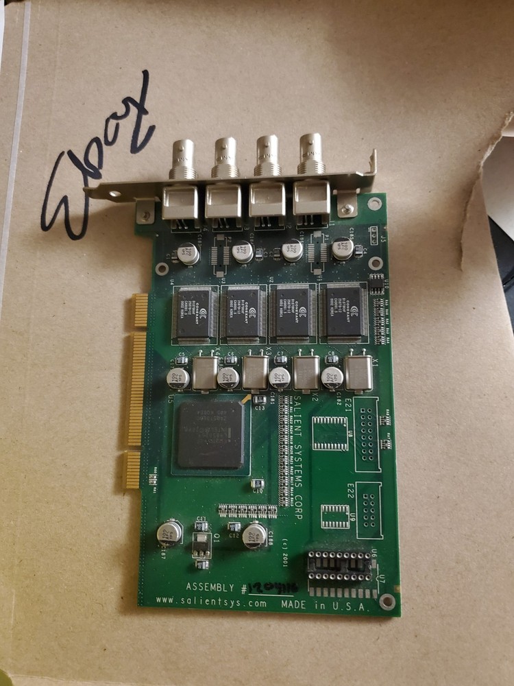 Salient Systems BNC Surveillance Capture PCI Card