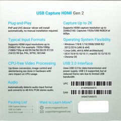 Magewell USB Capture HDMI Gen2 USB 3.0 HD Video Capture Dongle Model 32060