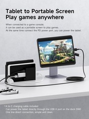 1080P Video Capture Card with 100W PD – HDMI to USB A/C for Streaming & Gaming