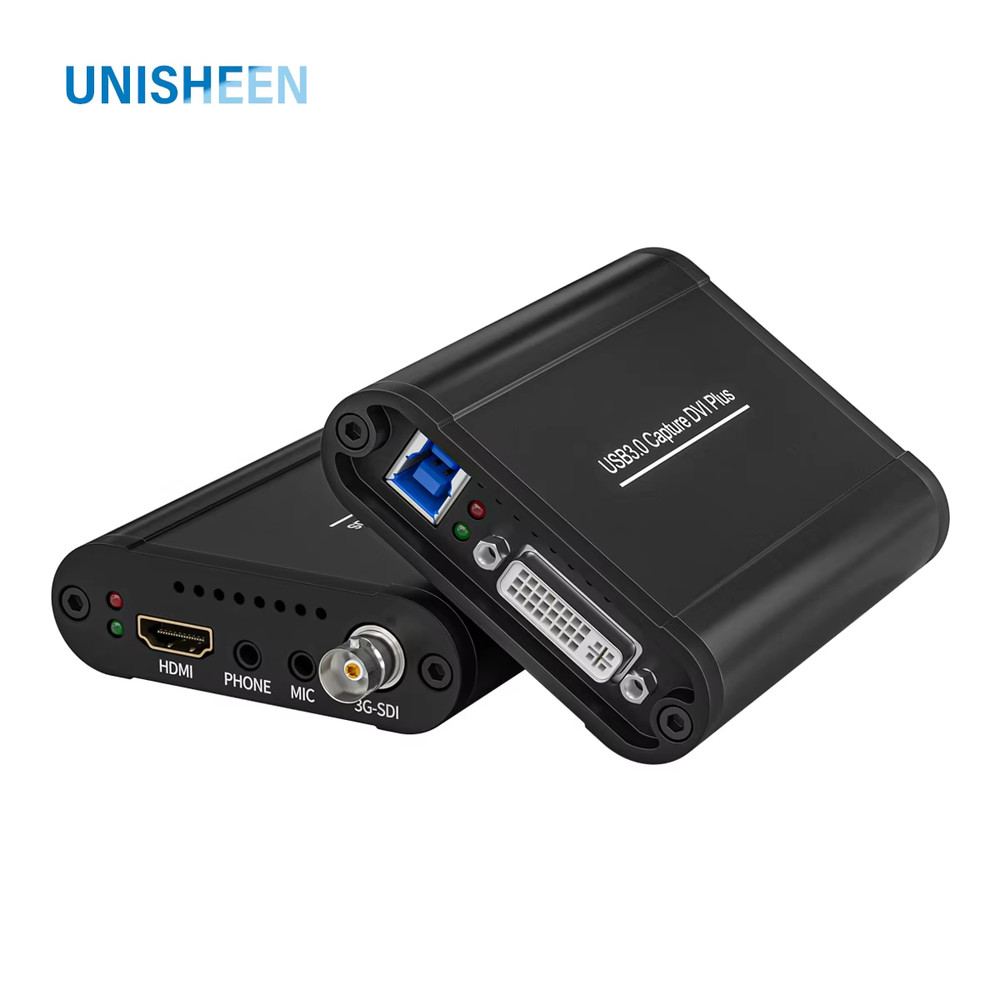 Multi Port VIDEO CAPTURE Box Free Driver No Lag Gaming Streaming USB 60FPS SDI H