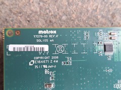 Matrox SOL 6M 1A S Solios Analog PCIe x1 Frame Grabber