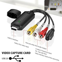 Video Capture Card VCR VHS to Digital DVD Converter Fit for Windows 10 8 USA