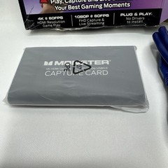 Monster 4K HDMI Gaming Capture Card Full HD 1080p with USB 3.0 ( Open Box )