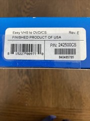 NEW Roxio Easy VHS to DVD Converter Hi8 Video8 Home Videos Windows 7 XP Vista