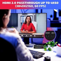 4K HD Extreme Video Capture Box Live Stream True 4K60 Rcrdng HDMI Input Pas