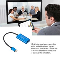 1080P HDMI To Type-C/Micro USB/USB Video Capture Card Game Record Live Streaming