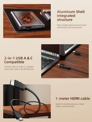 VHS to Digital Capture Card – USB Video Capture Card with HDMI Loop Out, RCA …