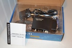 Portable BNC to VGA CTV Camera DVD DVR VIDEO CONVERTER