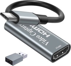 4K HDMI to 1080P Video Capture Card with USB-C for Seamless Streaming