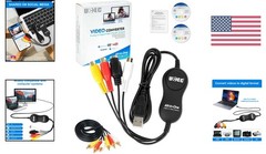 VCR to Digital Converter – RCA to USB Video Capture Device for Easy Archiving