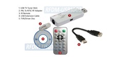 PC USB-Based Analog RF Coax TV Demodulator Tuner Recorder for Worldwide Use