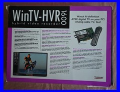 Hauppauge WinTV-PVR 250 personal videorecorder + WinTV-HVR 1600 hybrid recorder