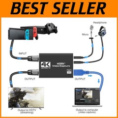 Universal Compatibility USB Capture Card – Real-time Preview