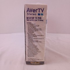 AverMedia AverTV Stereo Edition Desktop TV Personal Video Recorder New in Box
