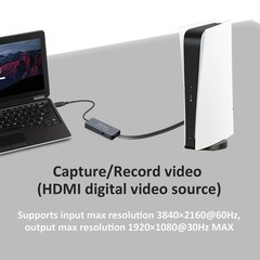 USB Video Capture Card for VHS/HDMI/AV/RCA – Analog to Digital Video Converte…