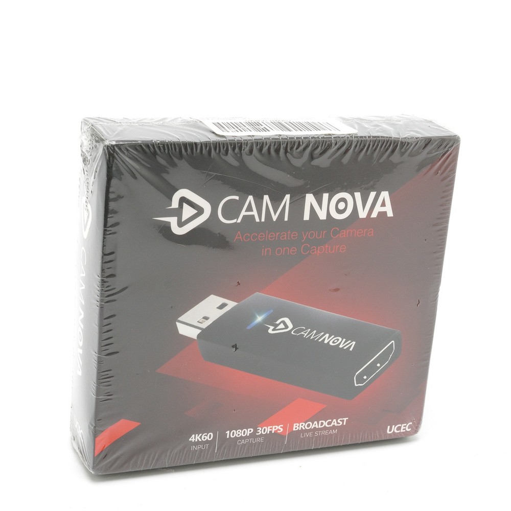 Cam Nova Video Broadcast Live Stream Adapter, 1080P 30FPS, 4K60 Input