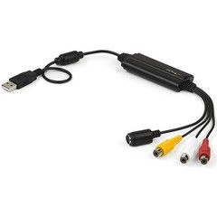 StarTech.com USB Video Capture Adapter Cable – Standard, Black