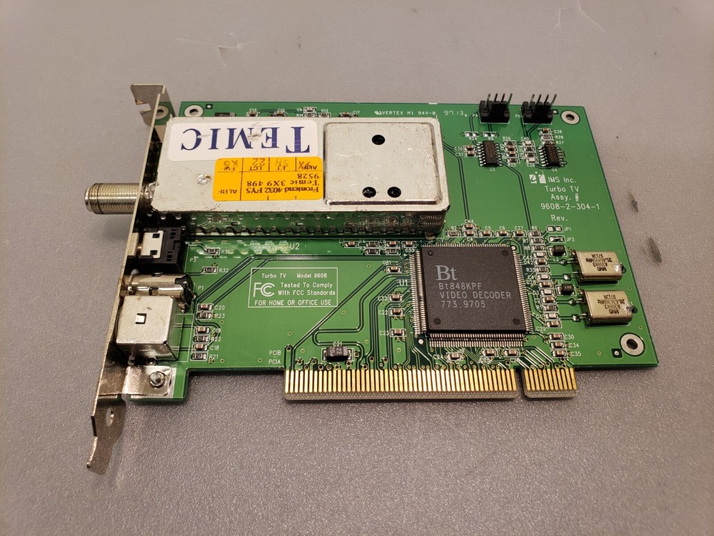 Vintage Apple IMS Turbo TV NTSC PCI Video Graphics Adapter Card Model 9608