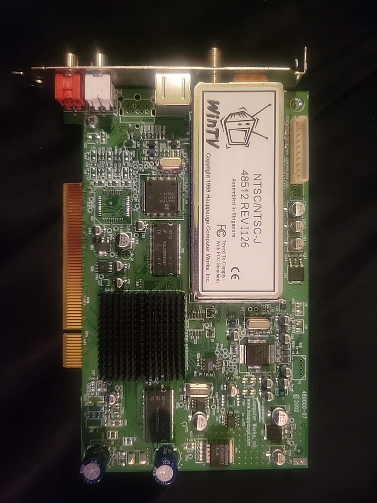 Haupauge WinTV-NTSC/NTSC-J ANALOG TO DIGITAL CONVERTER Vintage