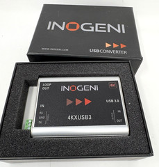 INOGENI 4KXUSB3 4K HDMI to USB 3.0 HDMI Loop Analog Audio & Visca Open Box