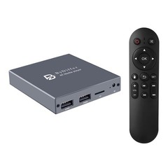 ByDiffer 4K HD Digital Media Player for USB Drive/Micro SD Card, 4K@60Hz Grey