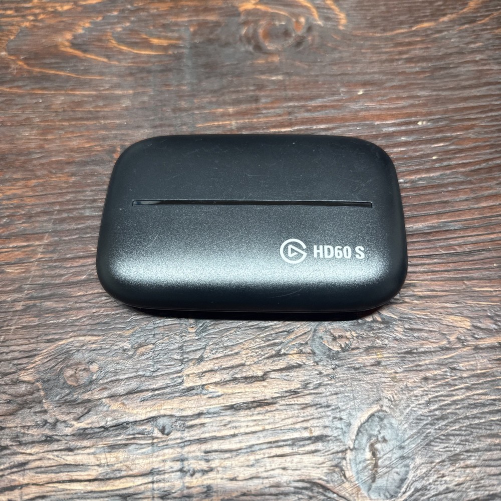 Elgato HD60 S Game Capture Card With HDMI Cable- Black (2GC309901004) 🔥Tested