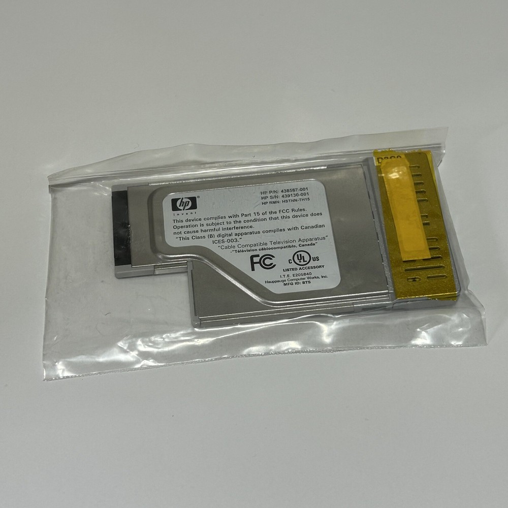 HP Express Card – Digital/Analog TV Tuner – Part No.: 438587-001