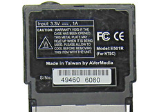 Genuine AverMedia E501R AVerTV Cardbus Notebook TV Tuner (for NTSC) PCMCIA Card